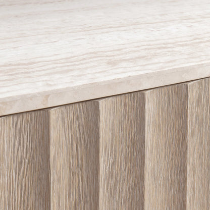 Loggia Buffet with Stone Top by Bernhardt in aria. Made from wood, stone in a transitional style.