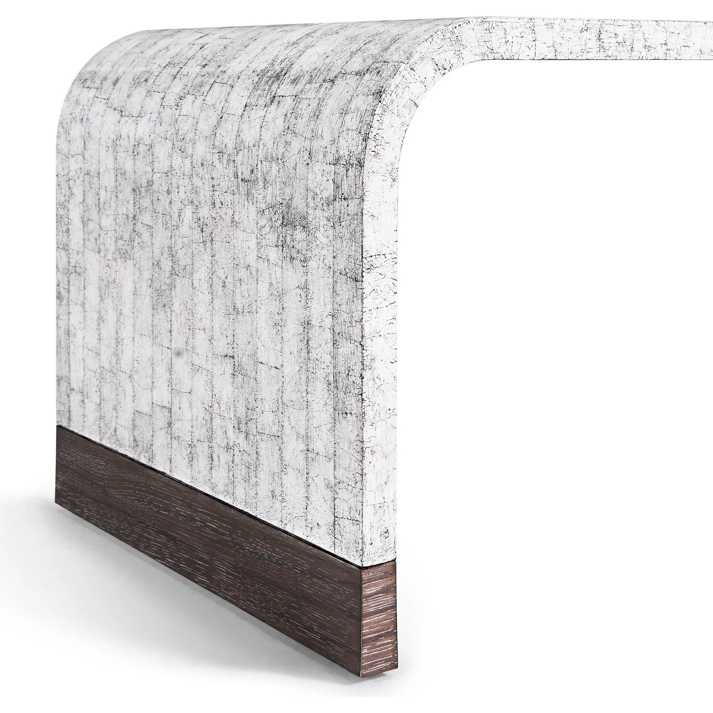 007 SI-2462597 | Closeup | Gaia Rectangular Coffee Table by Jonathan Charles in white smoke eggshell. Made from egg shell in a modern style.