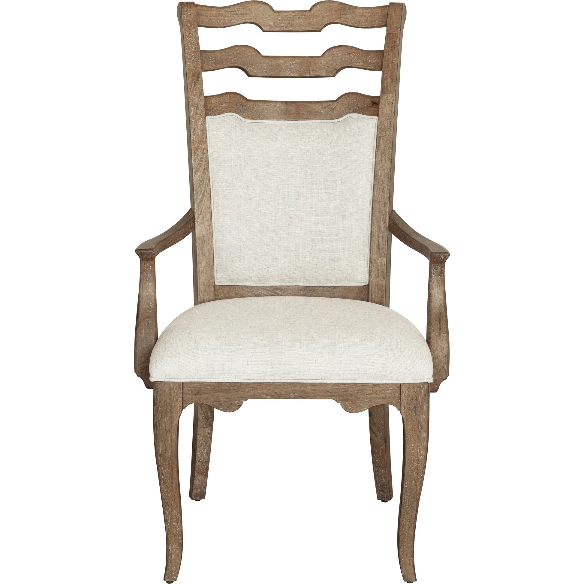 Weston Hills Upholstered Arm Chairs by Pulaski Furniture in flax seed. Made from hardwood solids, hickory veneers in a traditional style.