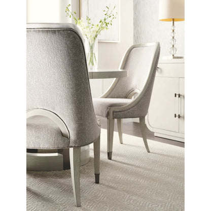 Brighton Round Table with Leaf Extension by Pulaski Furniture in north star. Made from ash wood veneers in a unique style.