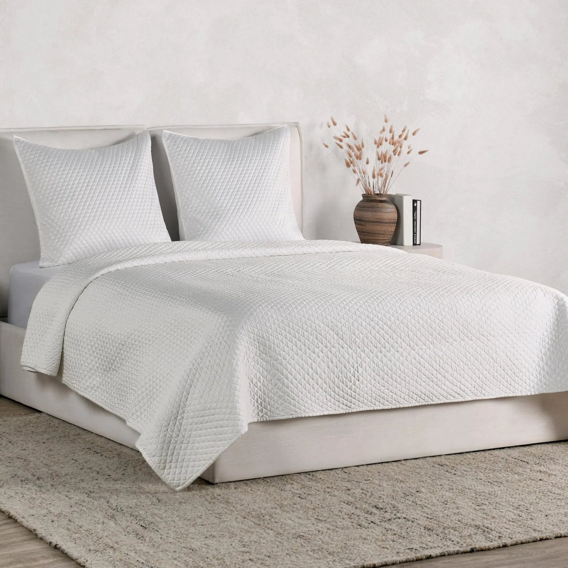Winthrop 100% Sateen Euro Sham by Villa by Classic Home. Made from 100% matte poly sateen front in a transitional style.
