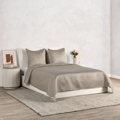 Winthrop 100% Sateen Euro Sham by Villa by Classic Home. Made from 100% matte poly sateen front in a transitional style.