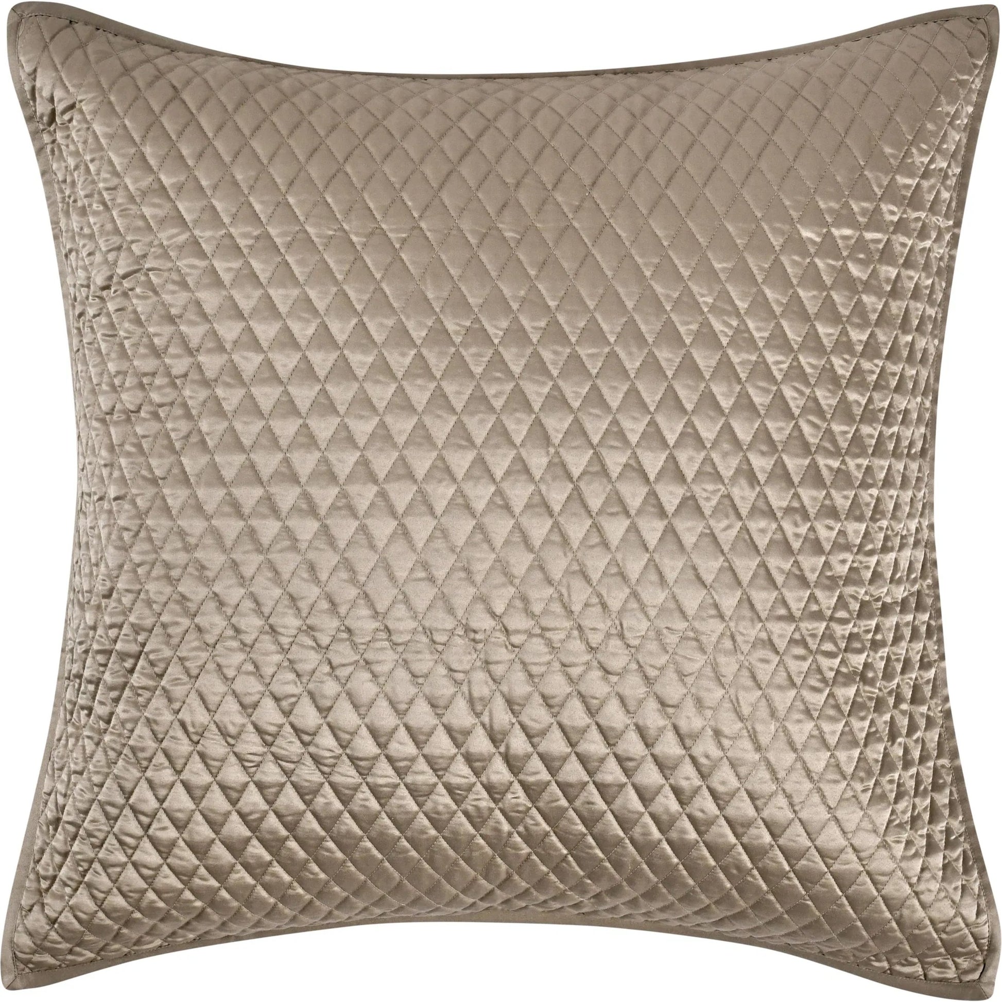 Winthrop 100% Sateen Euro Sham by Villa by Classic Home. Made from 100% matte poly sateen front in a transitional style.