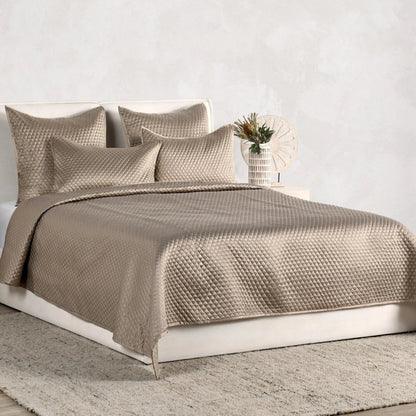 Winthrop 100% Sateen Euro Sham by Villa by Classic Home. Made from 100% matte poly sateen front in a transitional style.