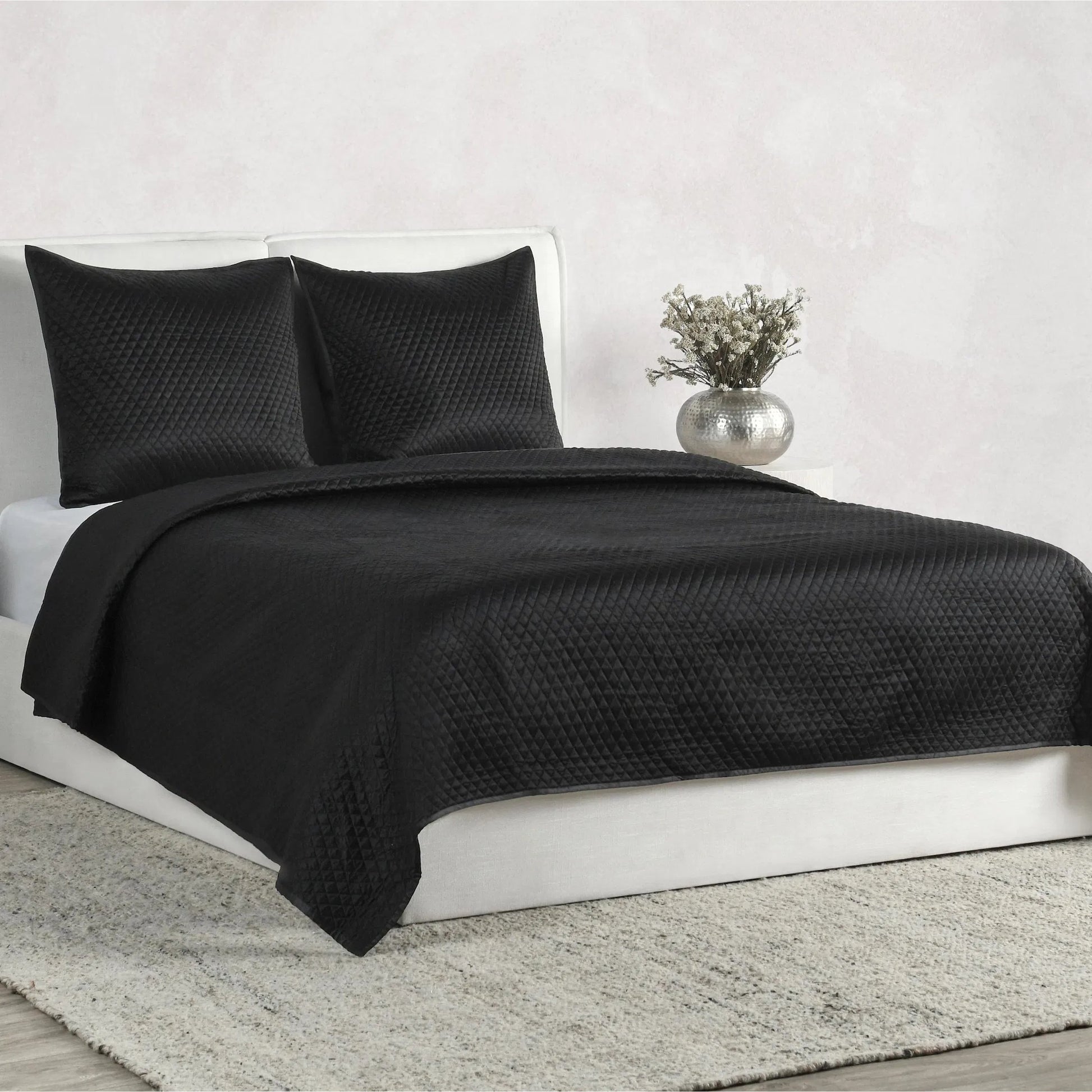 Winthrop 100% Sateen Euro Sham by Villa by Classic Home. Made from 100% matte poly sateen front in a transitional style.