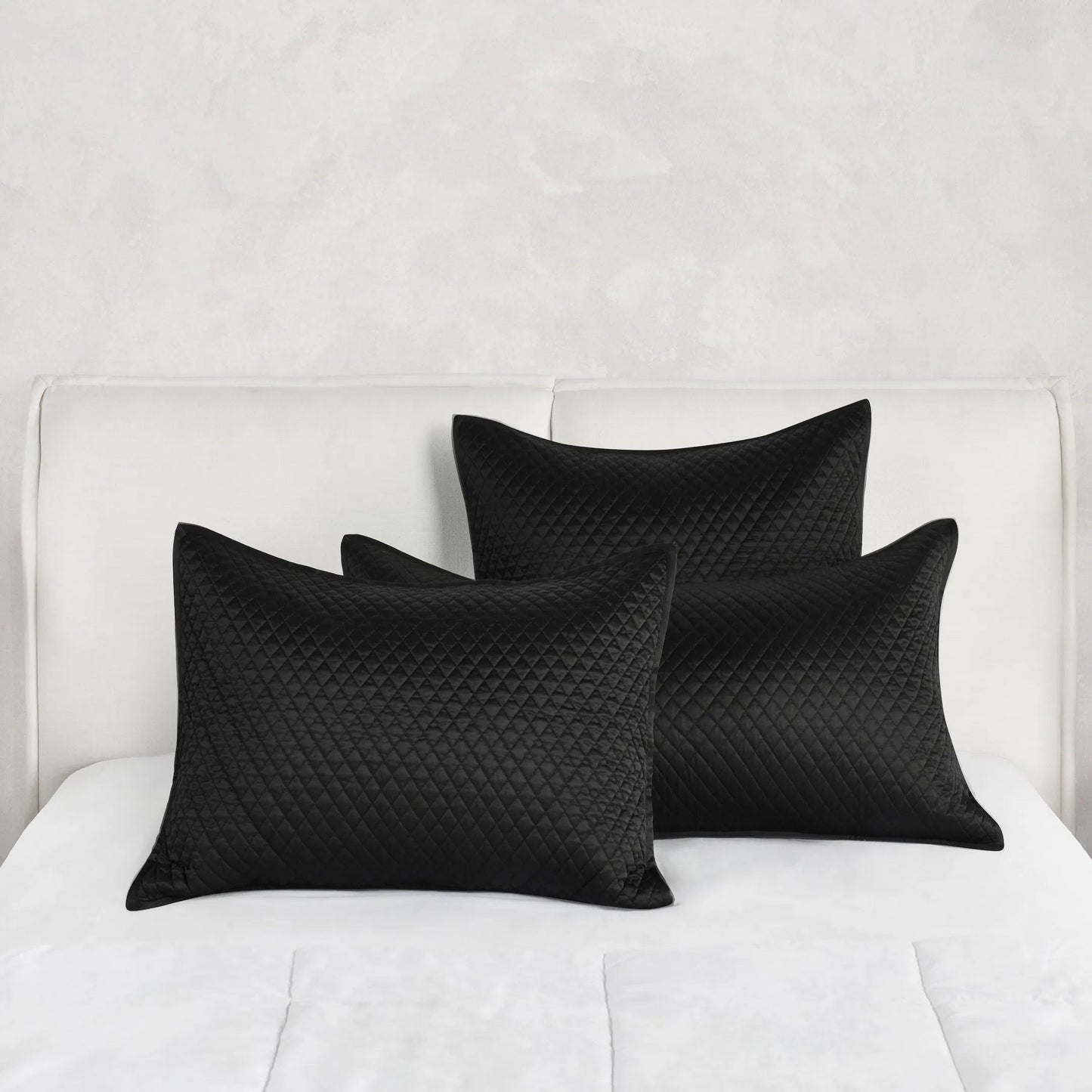 057 SI-2223028 | Lifestyle | Winthrop 100% Sateen Euro Sham by Villa by Classic Home. Made from 100% matte poly sateen front in a transitional style.