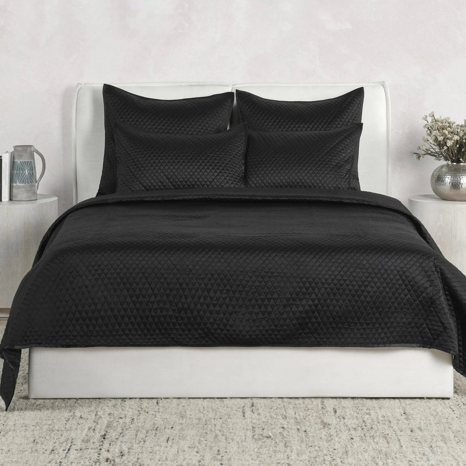 Winthrop 100% Sateen Euro Sham by Villa by Classic Home. Made from 100% matte poly sateen front in a transitional style.