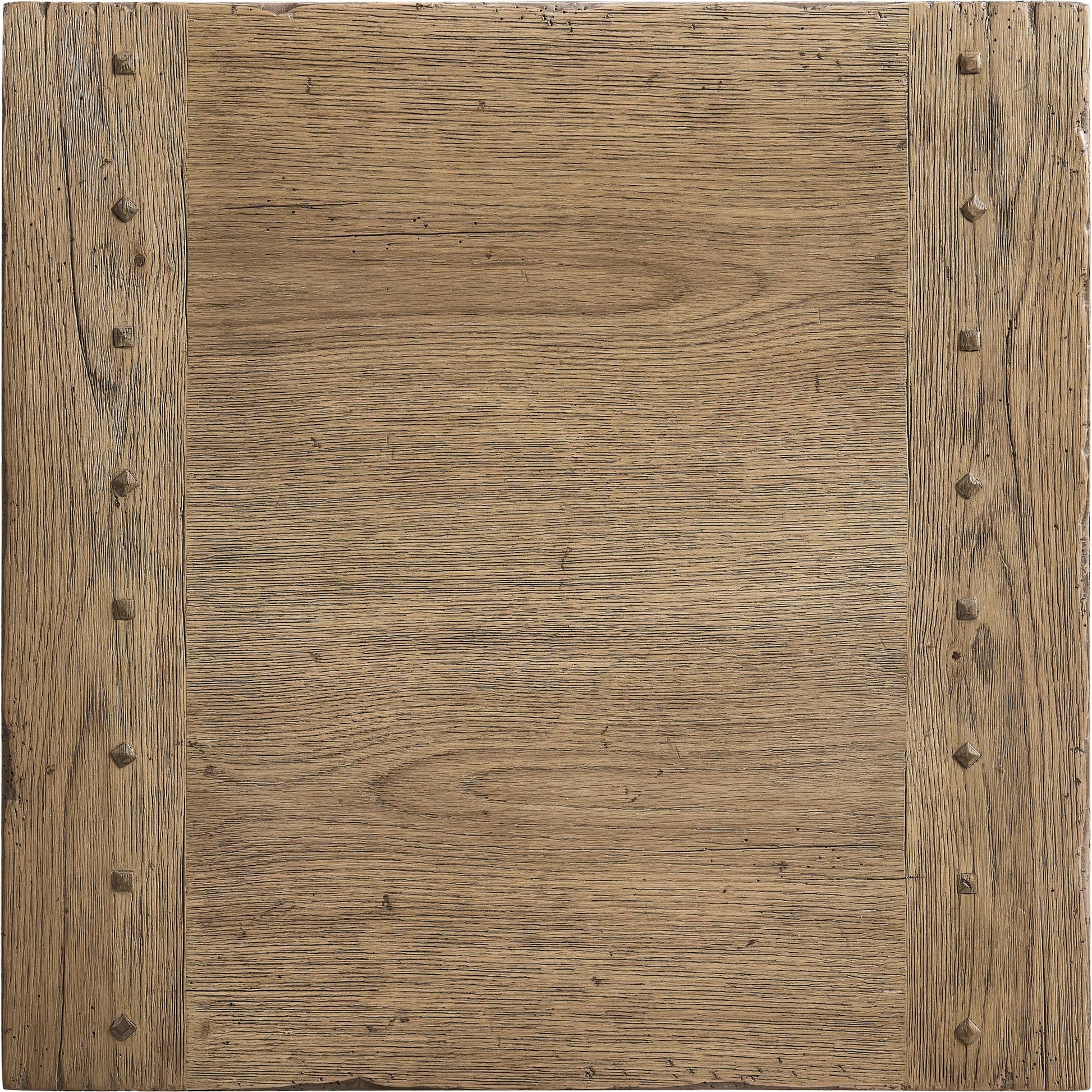 Echo Canyon Square End Table by Jonathan Charles in faded oak. Made from main oak in a unique style.