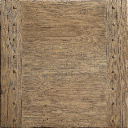 Echo Canyon Square End Table by Jonathan Charles in faded oak. Made from main oak in a unique style.