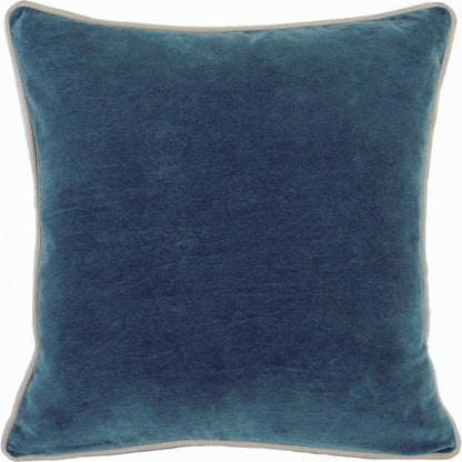 Harriet Velvet Throw Pillow, Brown by Villa by Classic Home. Made from 100% cotton velvet in a modern style.