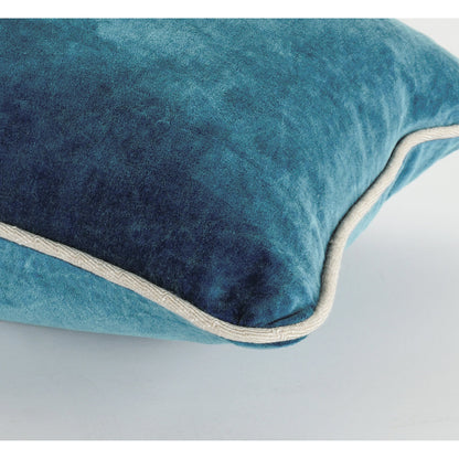 Harriet Velvet Throw Pillow, Brown by Villa by Classic Home. Made from 100% cotton velvet in a modern style.