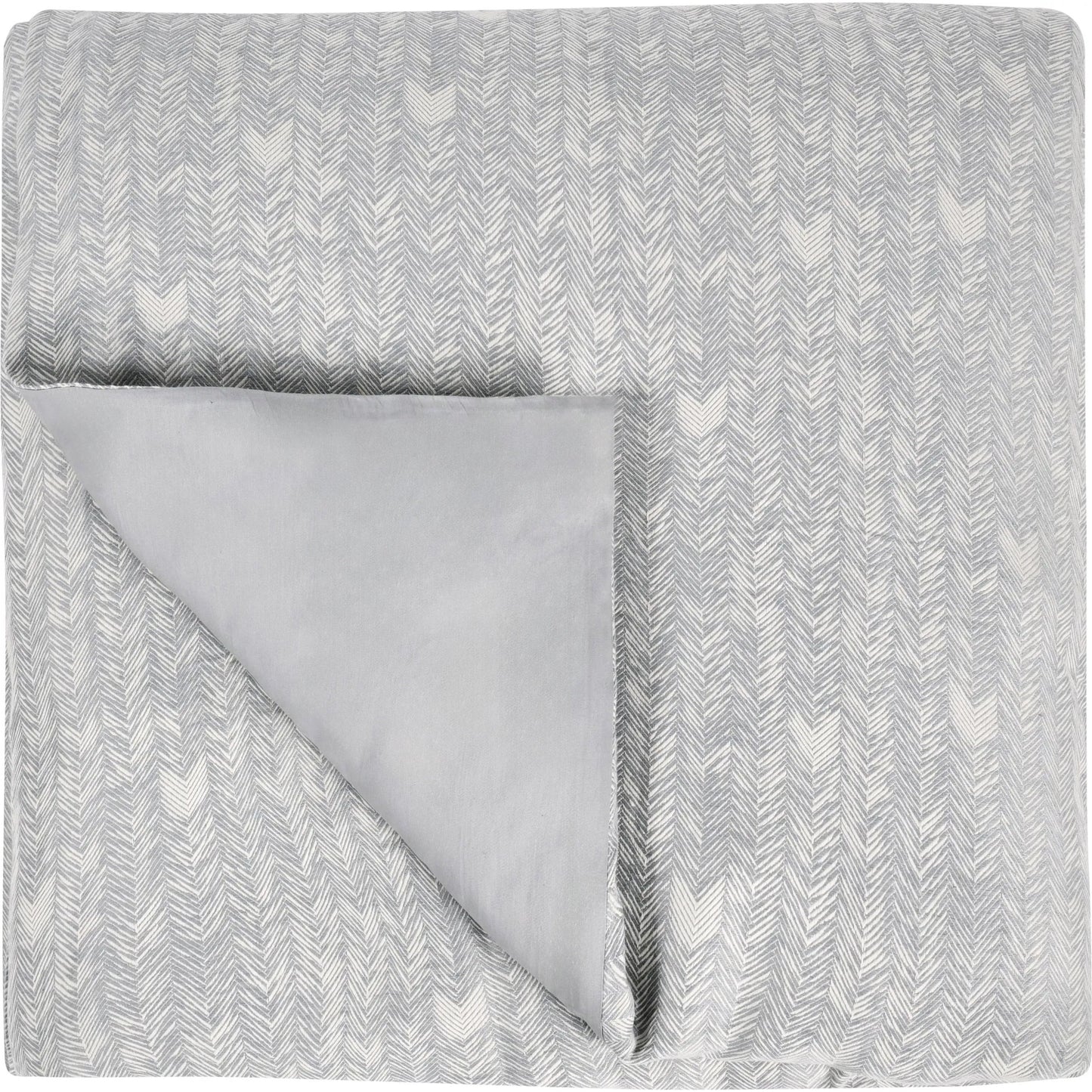 000 SI-2223104 | Primary Silo | Lana 100% Cotton Gray Embroidered Duvet by Villa by Classic Home in gray. Made from 100% cotton in a transitional style.