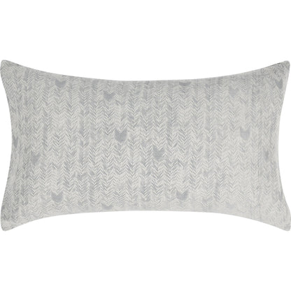 Lana 100% Cotton Gray Embroidered Pillow by Villa by Classic Home in gray. Made from 100% cotton in a transitional style.