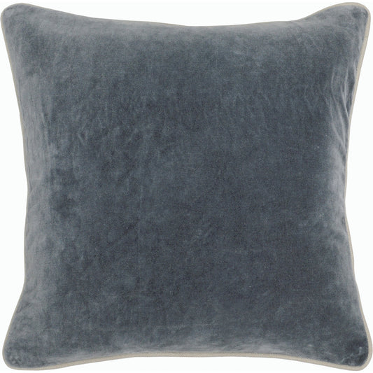 Harriet Velvet Throw Pillow, Brown by Villa by Classic Home. Made from 100% cotton velvet in a modern style.