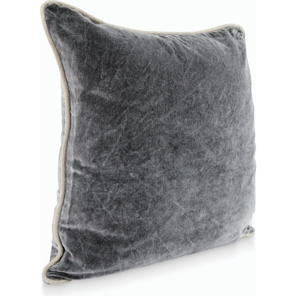Harriet Velvet Throw Pillow, Brown by Villa by Classic Home. Made from 100% cotton velvet in a modern style.