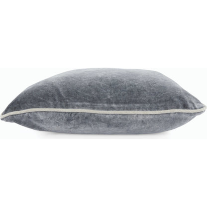 Harriet Velvet Throw Pillow, Brown by Villa by Classic Home. Made from 100% cotton velvet in a modern style.