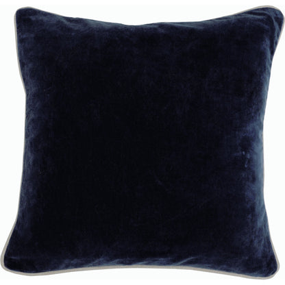 Harriet Velvet Throw Pillow, Brown by Villa by Classic Home. Made from 100% cotton velvet in a modern style.