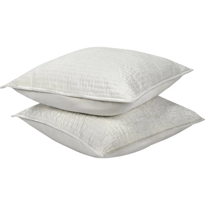 Dimitry 100% Rayon Velvet Euro Sham by Villa by Classic Home. Made from front: 100% rayon velvet; back: 100% solid cotton back in a modern style.