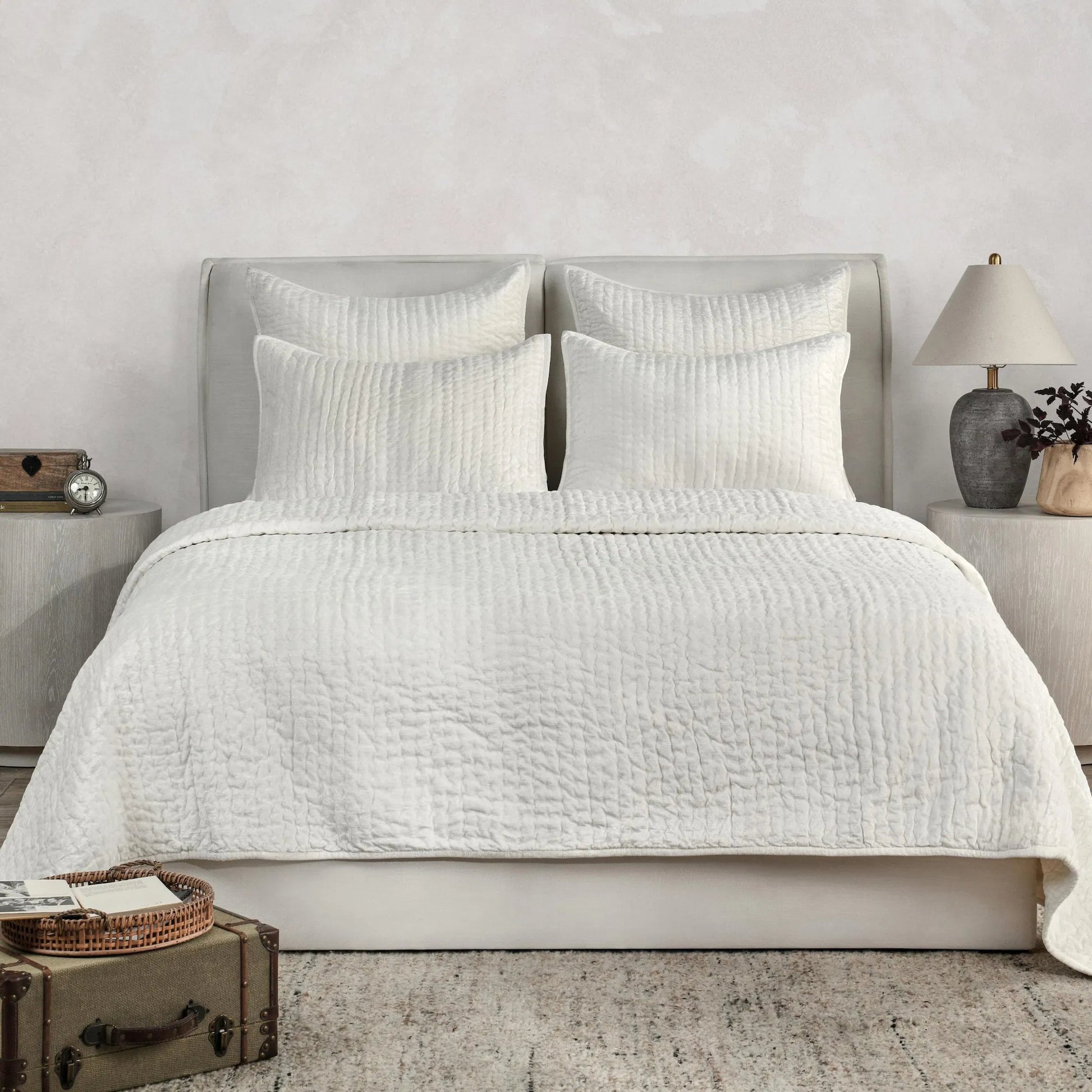 Dimitry 100% Rayon Velvet Euro Sham by Villa by Classic Home. Made from front: 100% rayon velvet; back: 100% solid cotton back in a modern style.