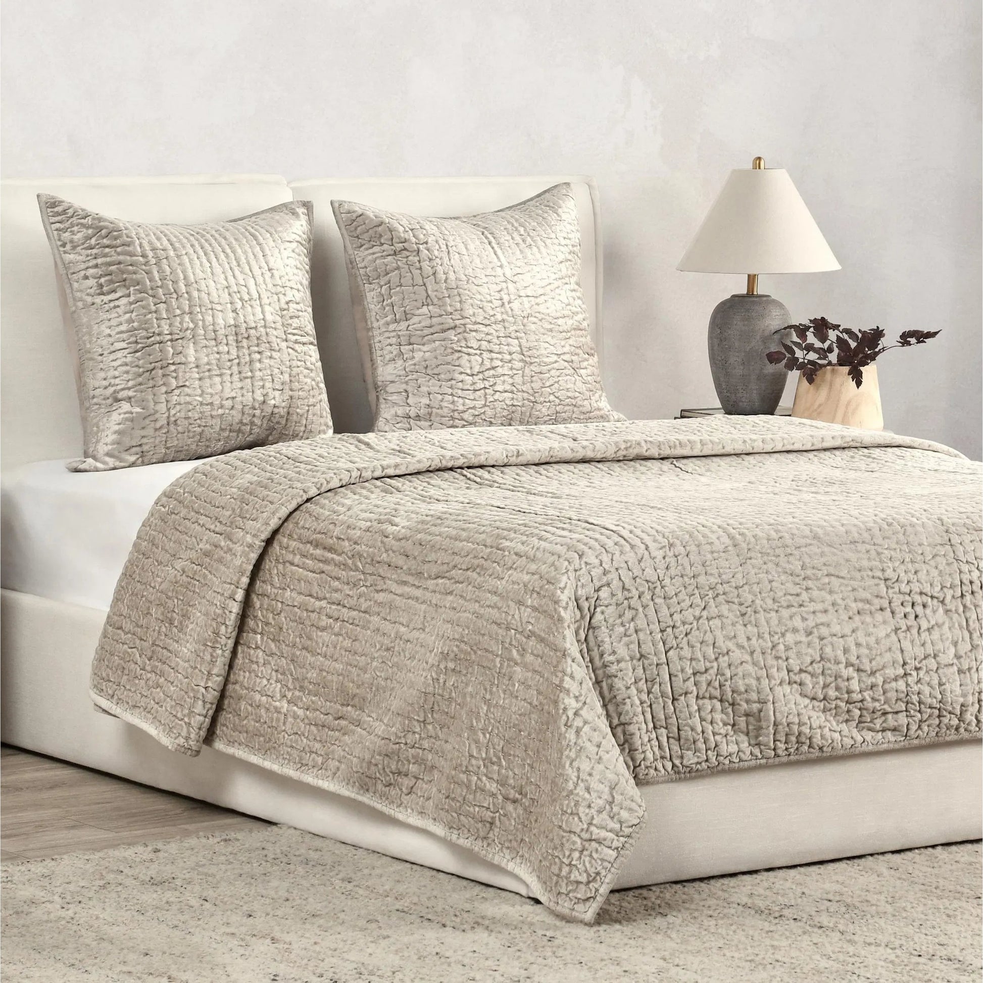 Dimitry Velvet Fabric Sham by Villa by Classic Home. Made from unique in a modern style.