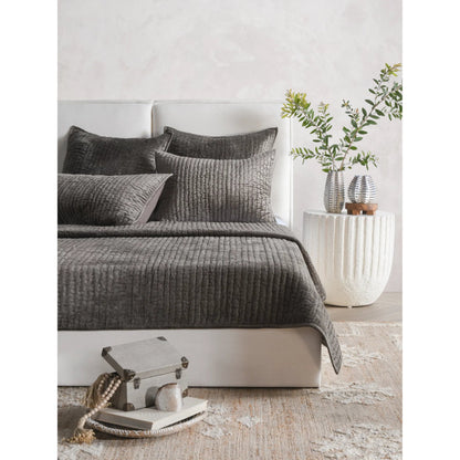 Dimitry 100% Rayon Velvet Bay Quilt by Villa by Classic Home. Made from unique in a modern style.