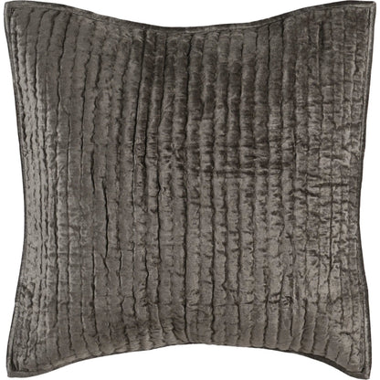 Dimitry 100% Rayon Velvet Euro Sham by Villa by Classic Home. Made from front: 100% rayon velvet; back: 100% solid cotton back in a modern style.