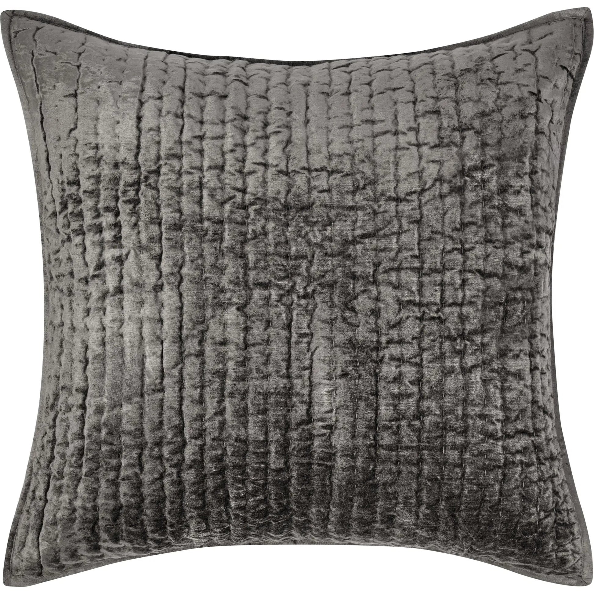 Dimitry 100% Rayon Velvet Euro Sham by Villa by Classic Home. Made from front: 100% rayon velvet; back: 100% solid cotton back in a modern style.