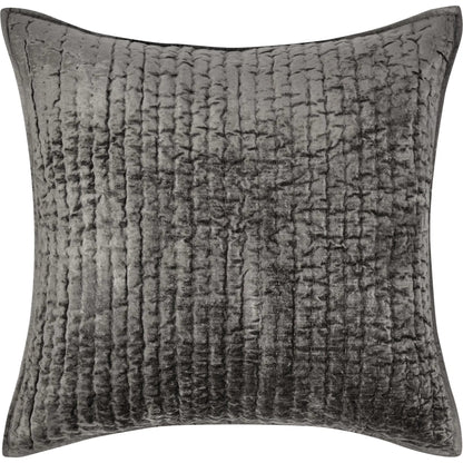 Dimitry 100% Rayon Velvet Euro Sham by Villa by Classic Home. Made from front: 100% rayon velvet; back: 100% solid cotton back in a modern style.