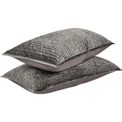 Dimitry 100% Rayon Velvet Euro Sham by Villa by Classic Home. Made from front: 100% rayon velvet; back: 100% solid cotton back in a modern style.