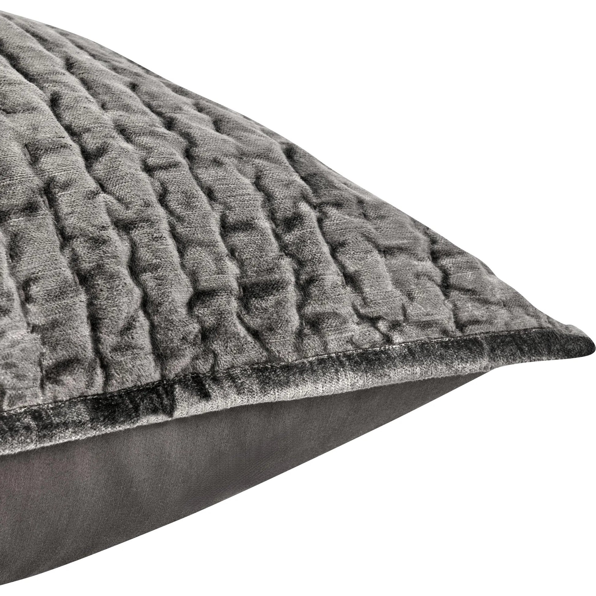 Dimitry 100% Rayon Velvet Euro Sham by Villa by Classic Home. Made from front: 100% rayon velvet; back: 100% solid cotton back in a modern style.