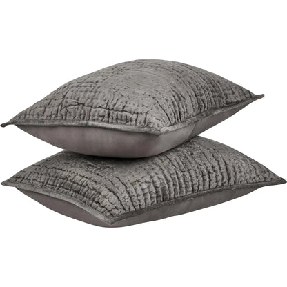 Dimitry 100% Rayon Velvet Euro Sham by Villa by Classic Home. Made from front: 100% rayon velvet; back: 100% solid cotton back in a modern style.