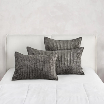 Dimitry 100% Rayon Velvet Euro Sham by Villa by Classic Home. Made from front: 100% rayon velvet; back: 100% solid cotton back in a modern style.