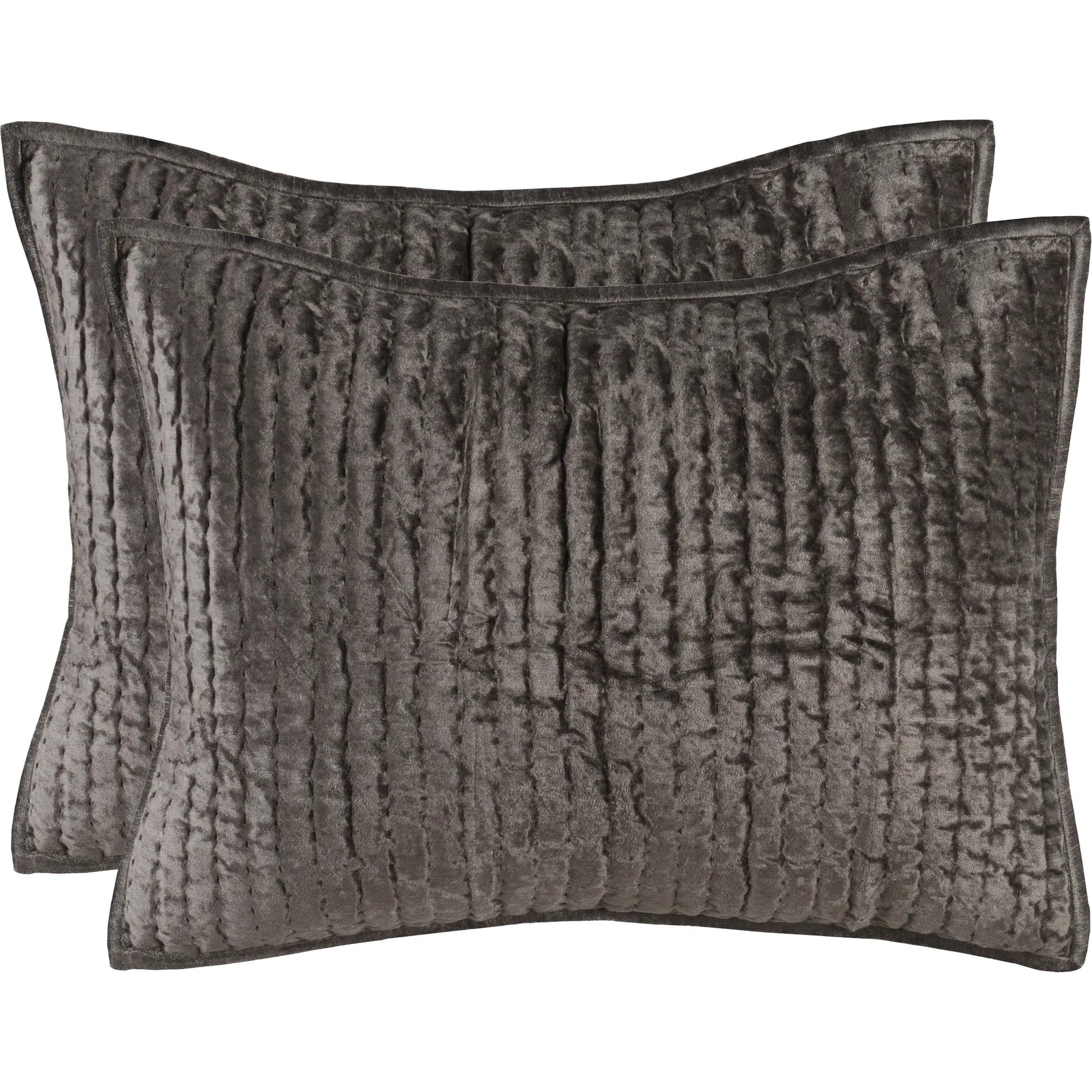 Dimitry 100% Rayon Velvet Euro Sham by Villa by Classic Home. Made from front: 100% rayon velvet; back: 100% solid cotton back in a modern style.