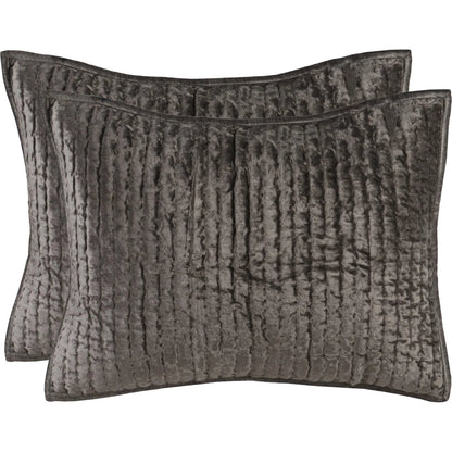 Dimitry 100% Rayon Velvet Euro Sham by Villa by Classic Home. Made from front: 100% rayon velvet; back: 100% solid cotton back in a modern style.