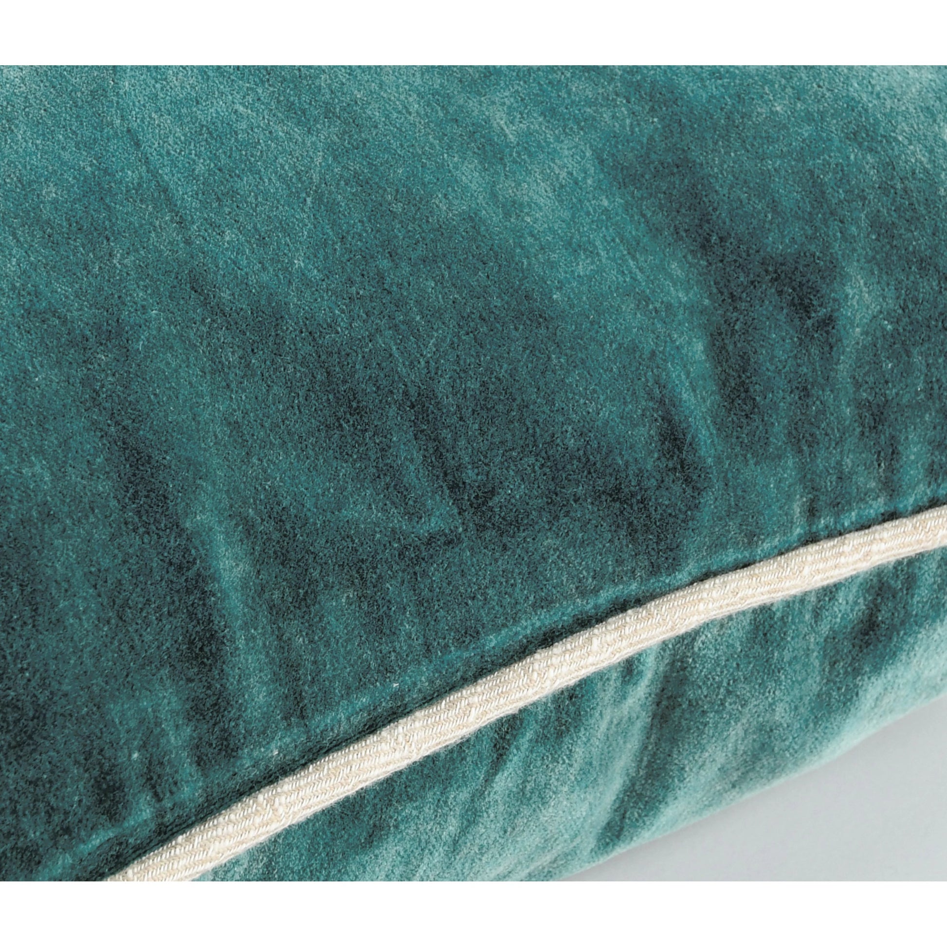 Harriet Velvet Throw Pillow, Brown by Villa by Classic Home. Made from 100% cotton velvet in a modern style.