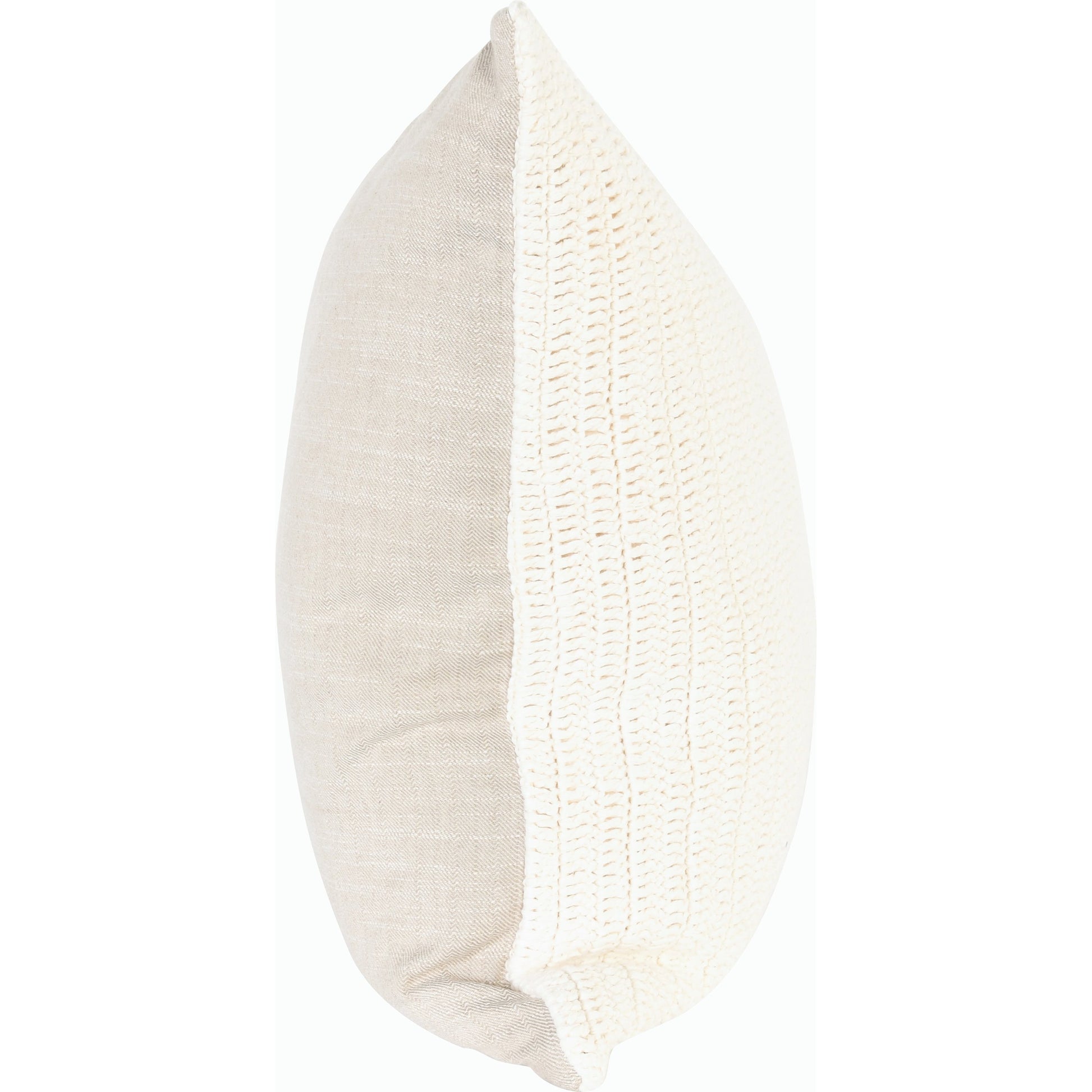 Marcie Knitted Throw Pillow by Villa by Classic Home. Made from 100% belgian flax linen in a modern style.