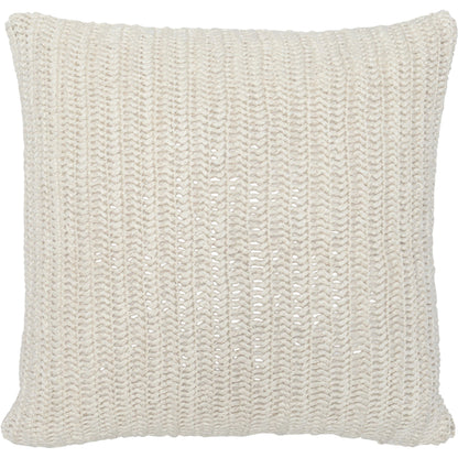 Marcie Knitted Throw Pillow by Villa by Classic Home. Made from 100% belgian flax linen in a modern style.