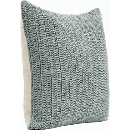 Marcie Knitted Throw Pillow by Villa by Classic Home. Made from 100% belgian flax linen in a modern style.