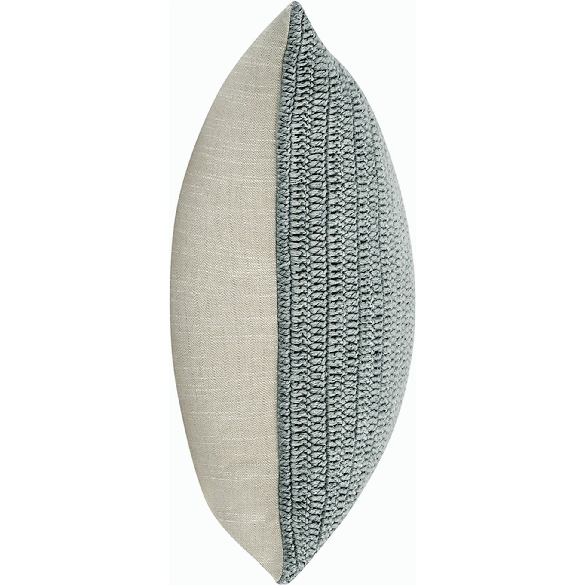 Marcie Knitted Throw Pillow by Villa by Classic Home. Made from 100% belgian flax linen in a modern style.