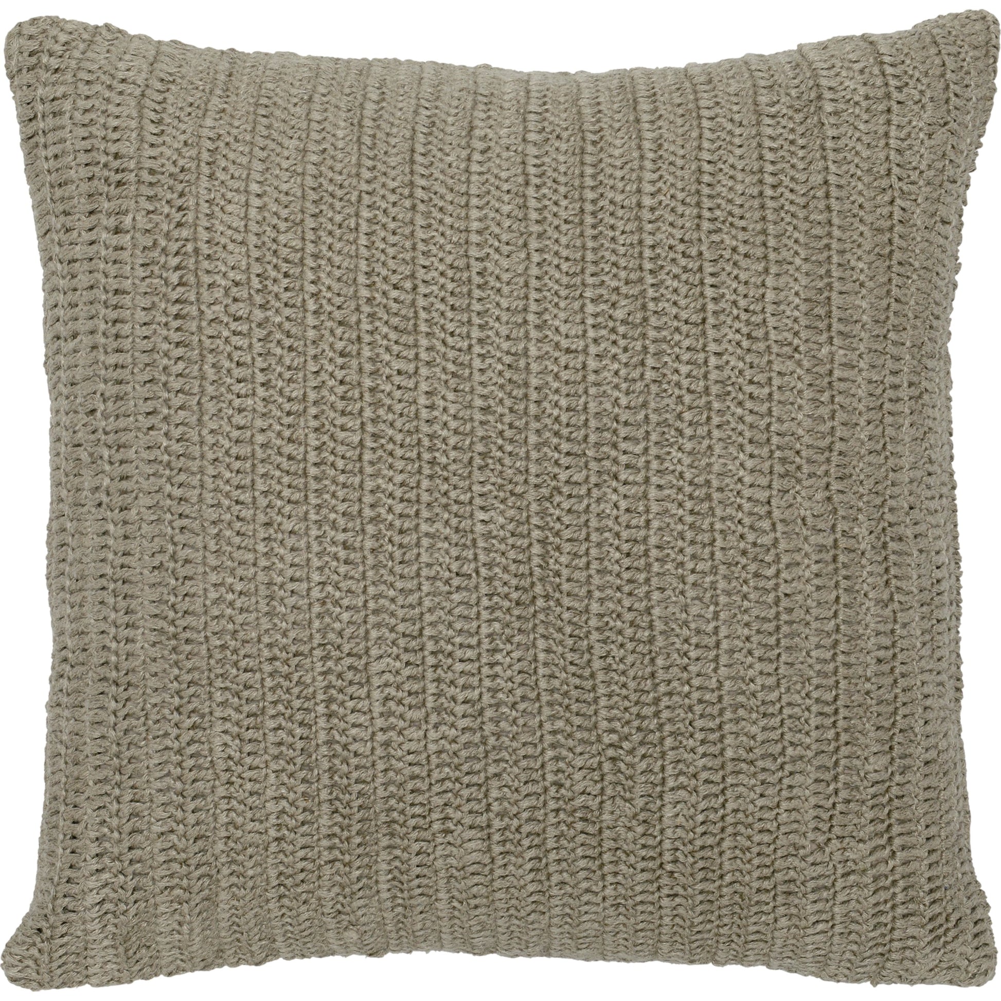 Marcie Knitted Throw Pillow by Villa by Classic Home. Made from 100% belgian flax linen in a modern style.