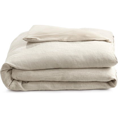 Beaumont 100% Linen Duvet by Villa by Classic Home. Made from 100% belgian flax linen 100% solid cotton back with hidden button closure in a unique style.