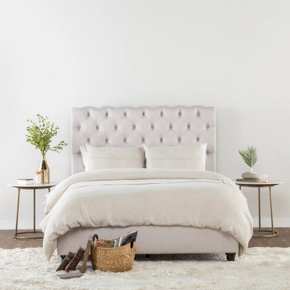 Beaumont 100% Linen Sham by Villa by Classic Home. Made from 100% belgian flax linen 100% solid cotton back with hidden button closure in a transitional style.