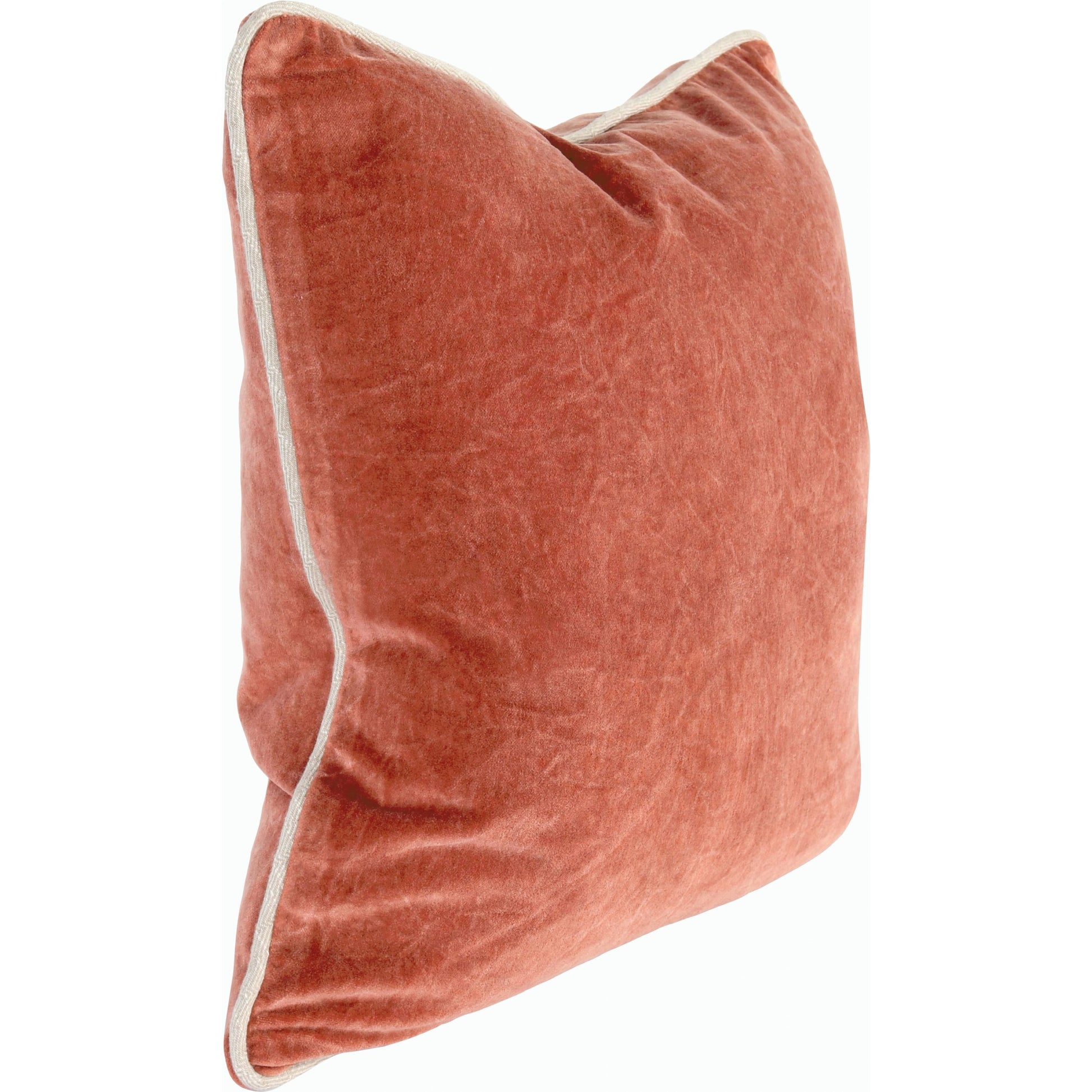 Harriet Velvet Throw Pillow, Brown by Villa by Classic Home. Made from 100% cotton velvet in a modern style.