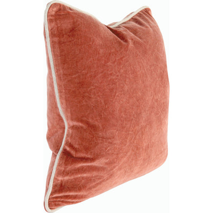 Harriet Velvet Throw Pillow, Brown by Villa by Classic Home. Made from 100% cotton velvet in a modern style.