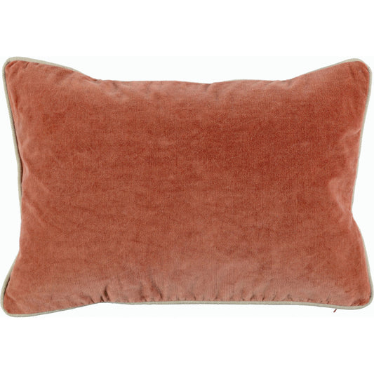 Harriet Velvet Throw Pillow, Brown by Villa by Classic Home. Made from 100% cotton velvet in a modern style.