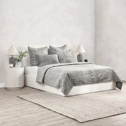 Dimitry 100% Rayon Velvet Bay Quilt by Villa by Classic Home. Made from unique in a modern style.