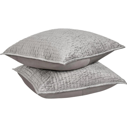 Dimitry 100% Rayon Velvet Euro Sham by Villa by Classic Home. Made from front: 100% rayon velvet; back: 100% solid cotton back in a modern style.