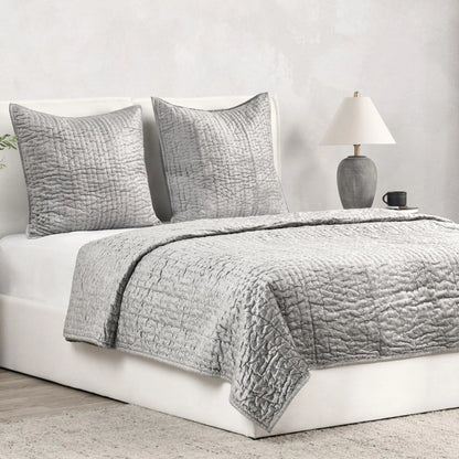 Dimitry 100% Rayon Velvet Euro Sham by Villa by Classic Home. Made from front: 100% rayon velvet; back: 100% solid cotton back in a modern style.