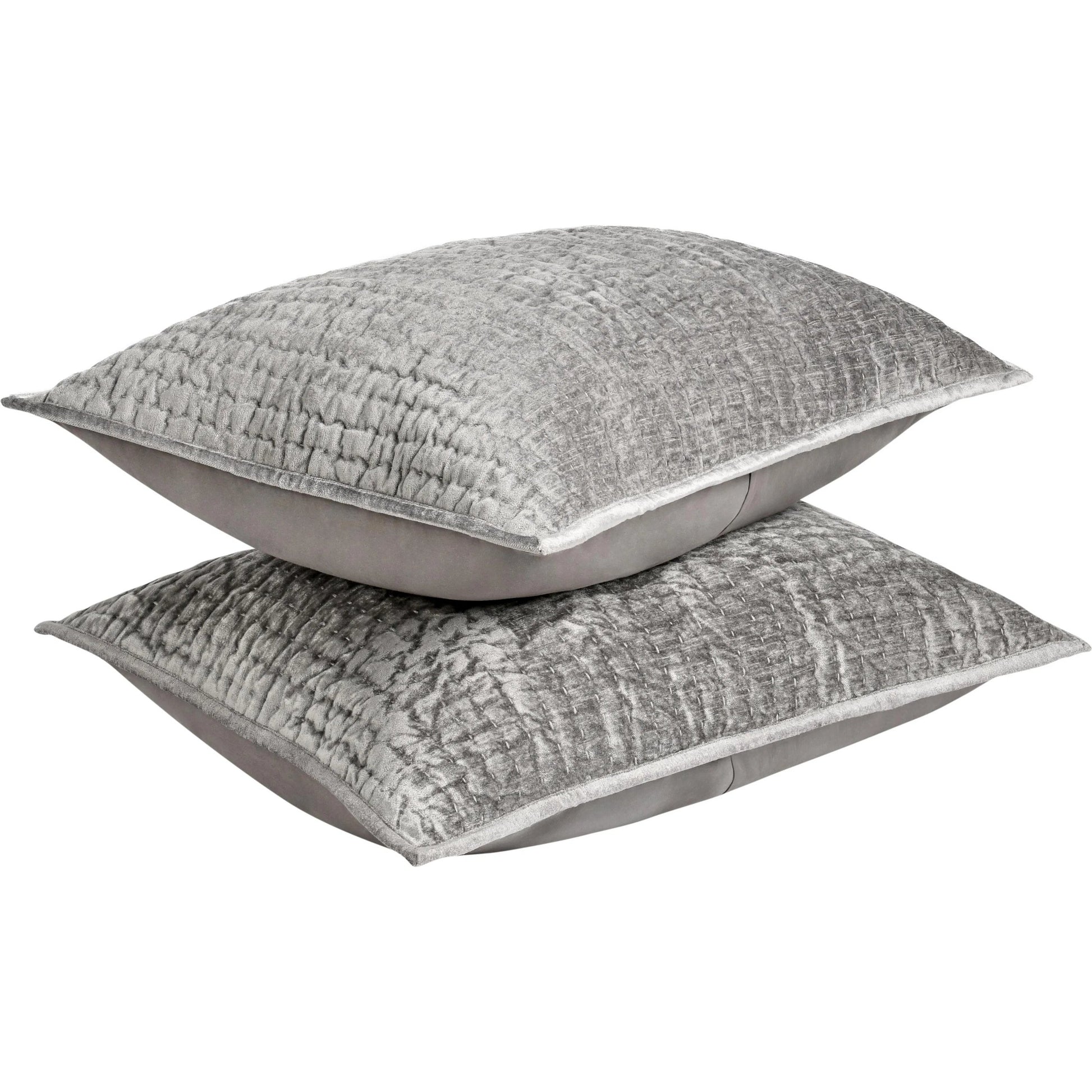 Dimitry 100% Rayon Velvet Euro Sham by Villa by Classic Home. Made from front: 100% rayon velvet; back: 100% solid cotton back in a modern style.