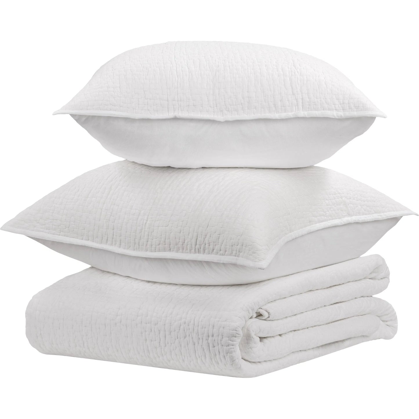 002 SI-2533302 | Additional Silo | Danica 100% Cotton Quilt by Villa by Classic Home in white. Made from 100% cotton voile 100% cotton fill in a unique style.